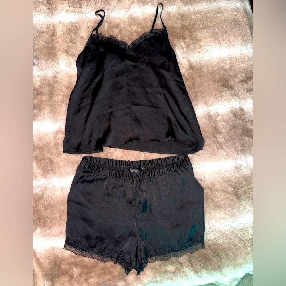 Women’s Silk Lingerie/Pajama Set